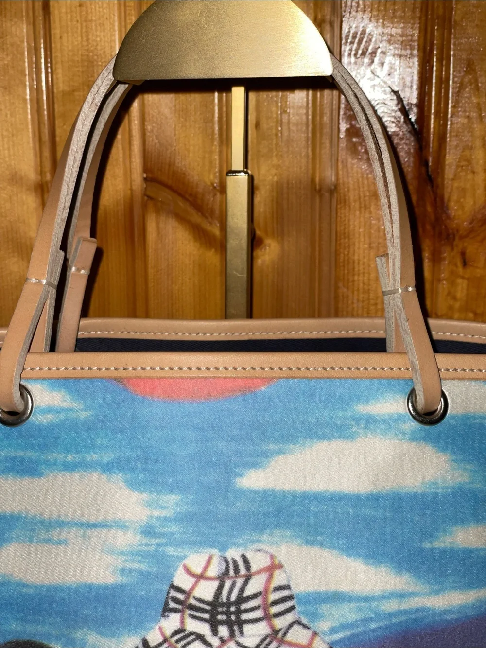 Burberry Limited Edition Beach Art Tote Made in Italy with COA
